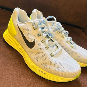 NEW Rare Deadstock NIKE Lunarglid 6 light blue/grey with chiffon yellow green 8